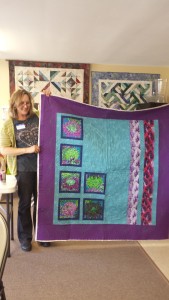 Sharon Vandermay's striking quilt!