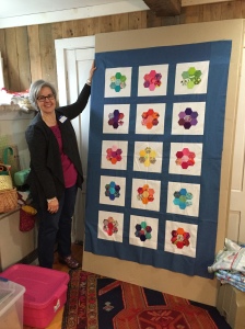 A charity quilt by Sue