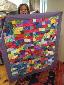 A charity quilt by Hazel