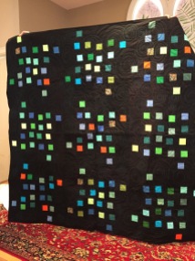 Quilt made by members using Stephanie's fabric
